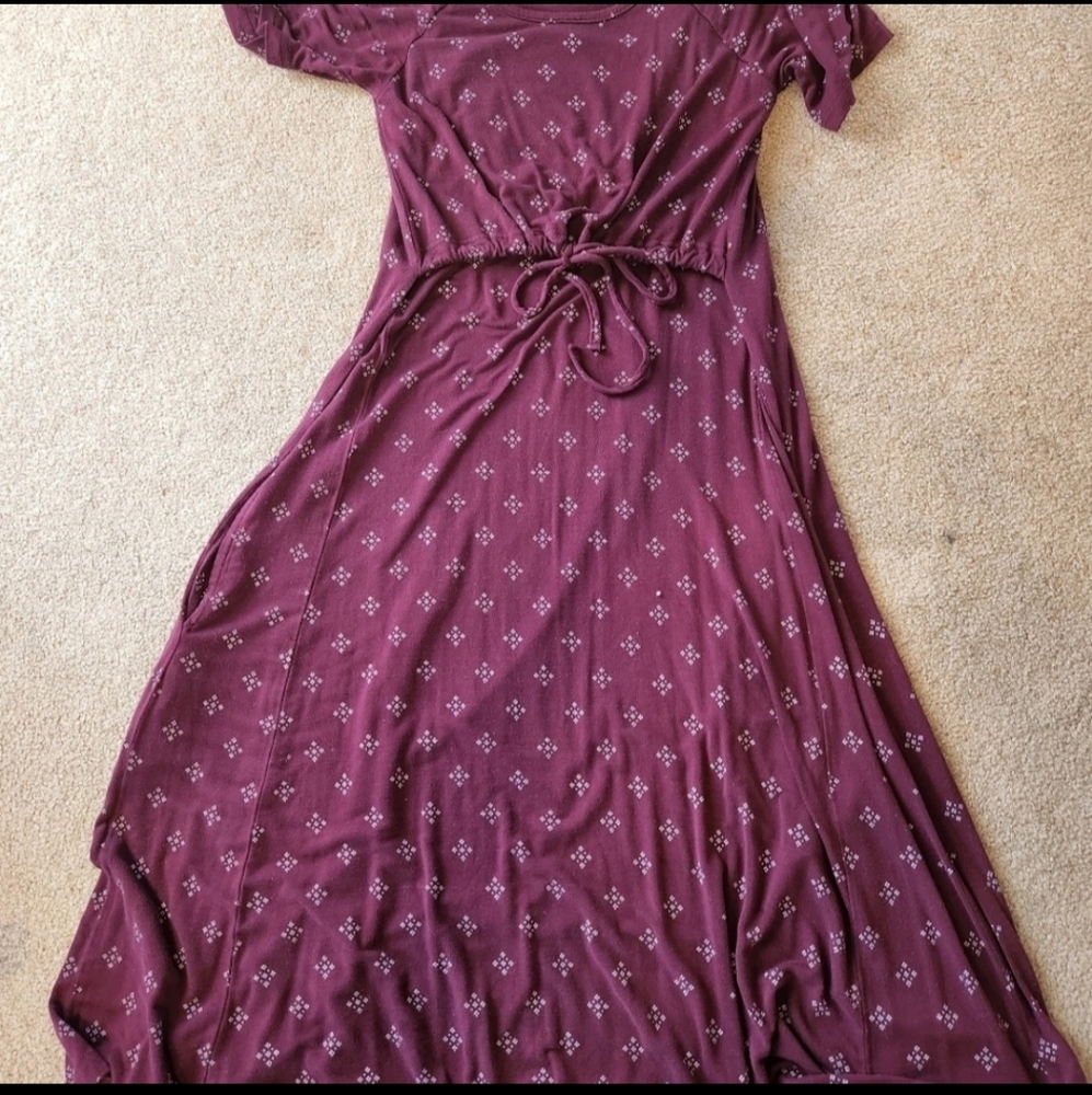 Latched Mama drawstring dress